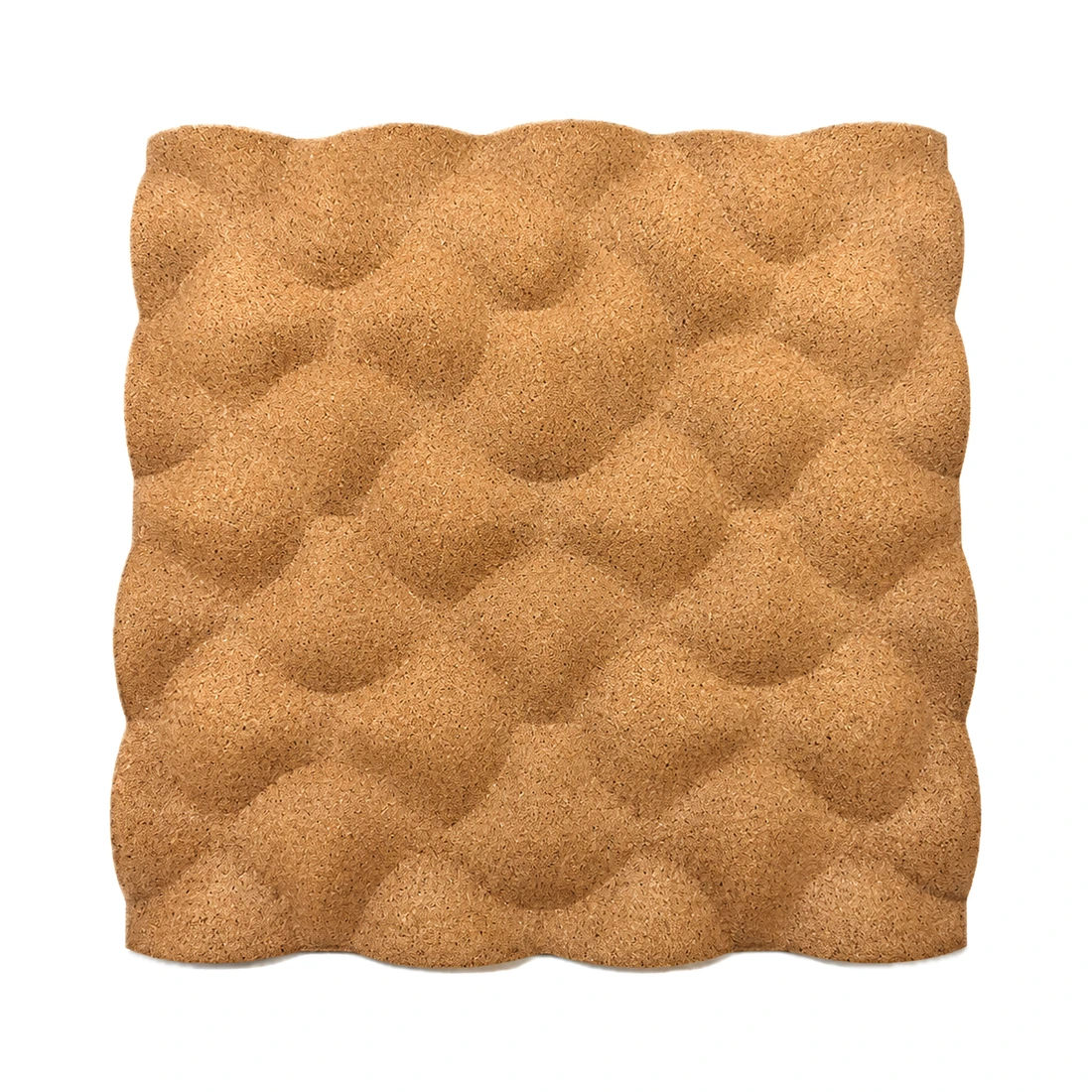 Sculpted 3D cork wall panel model IT-3DWP-003