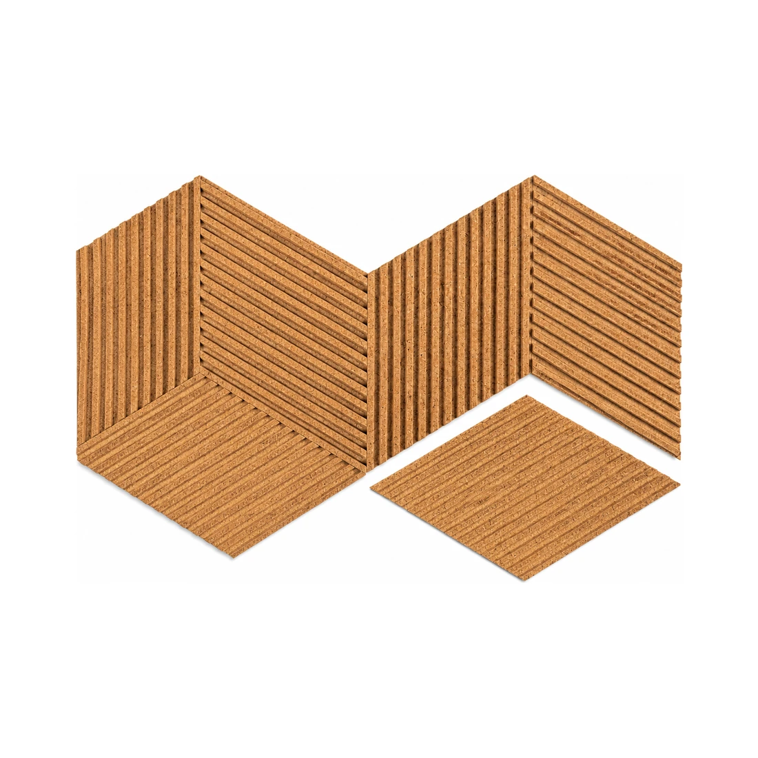 3D cork wall panel model IT-3DWP-005
