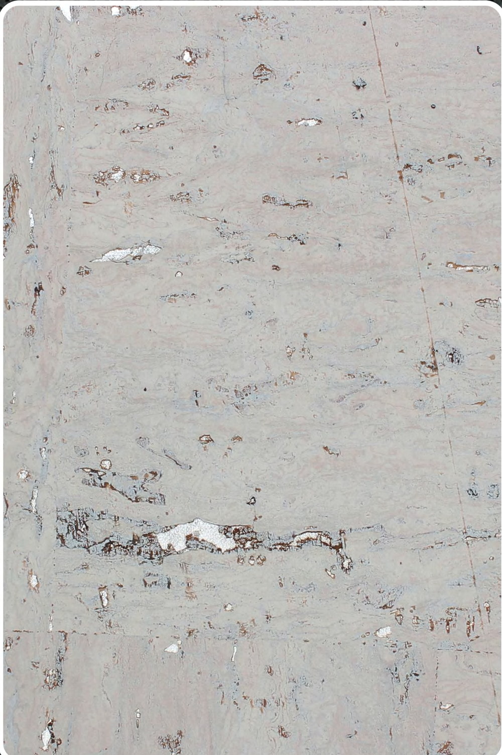 Close-up texture of flat cork wall panel K25-ZR211-S029Y