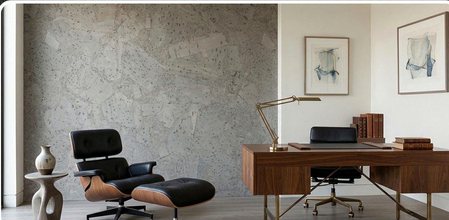 K25-ZR213-S030 flat cork wall panel shown in an interior application