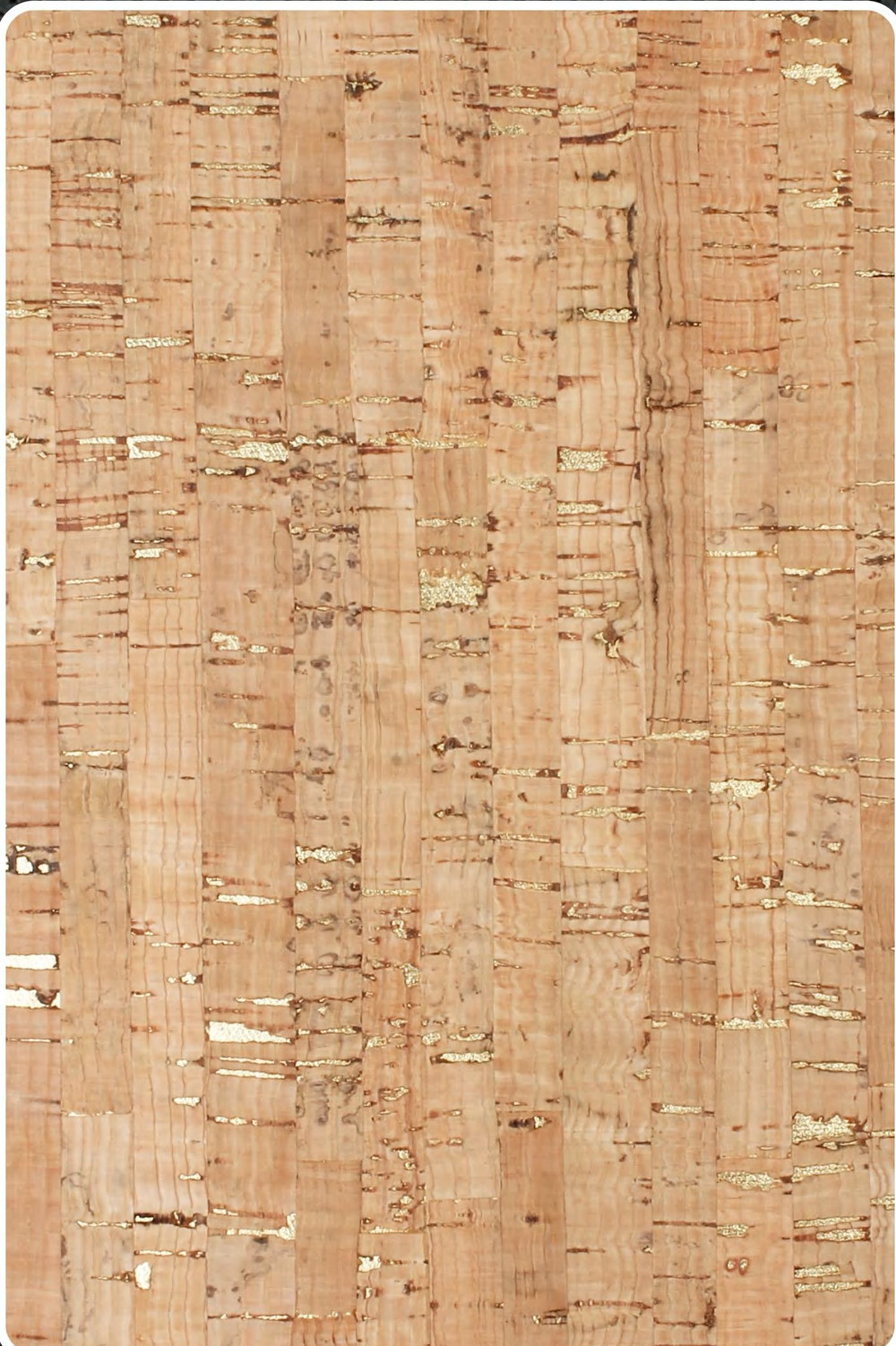 Close-up texture of flat cork wall panel ZR113-S01J