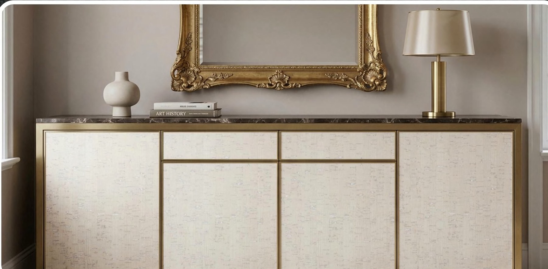 ZR113-S13 flat cork wall panel shown in an interior application