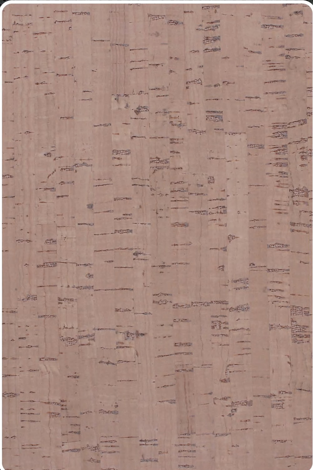 Close-up texture of flat cork wall panel ZR113-S32