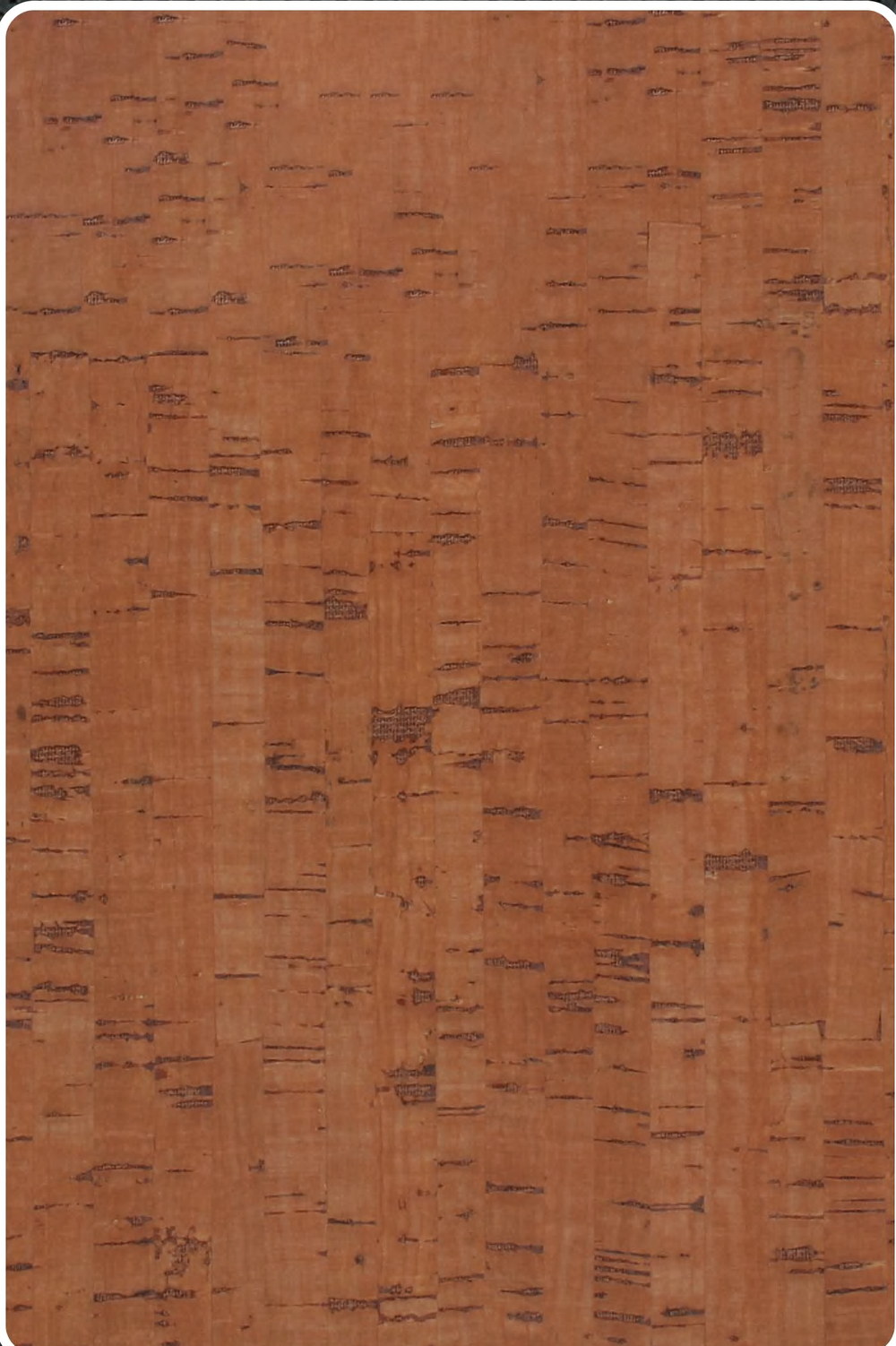 Close-up texture of flat cork wall panel ZR113-S34