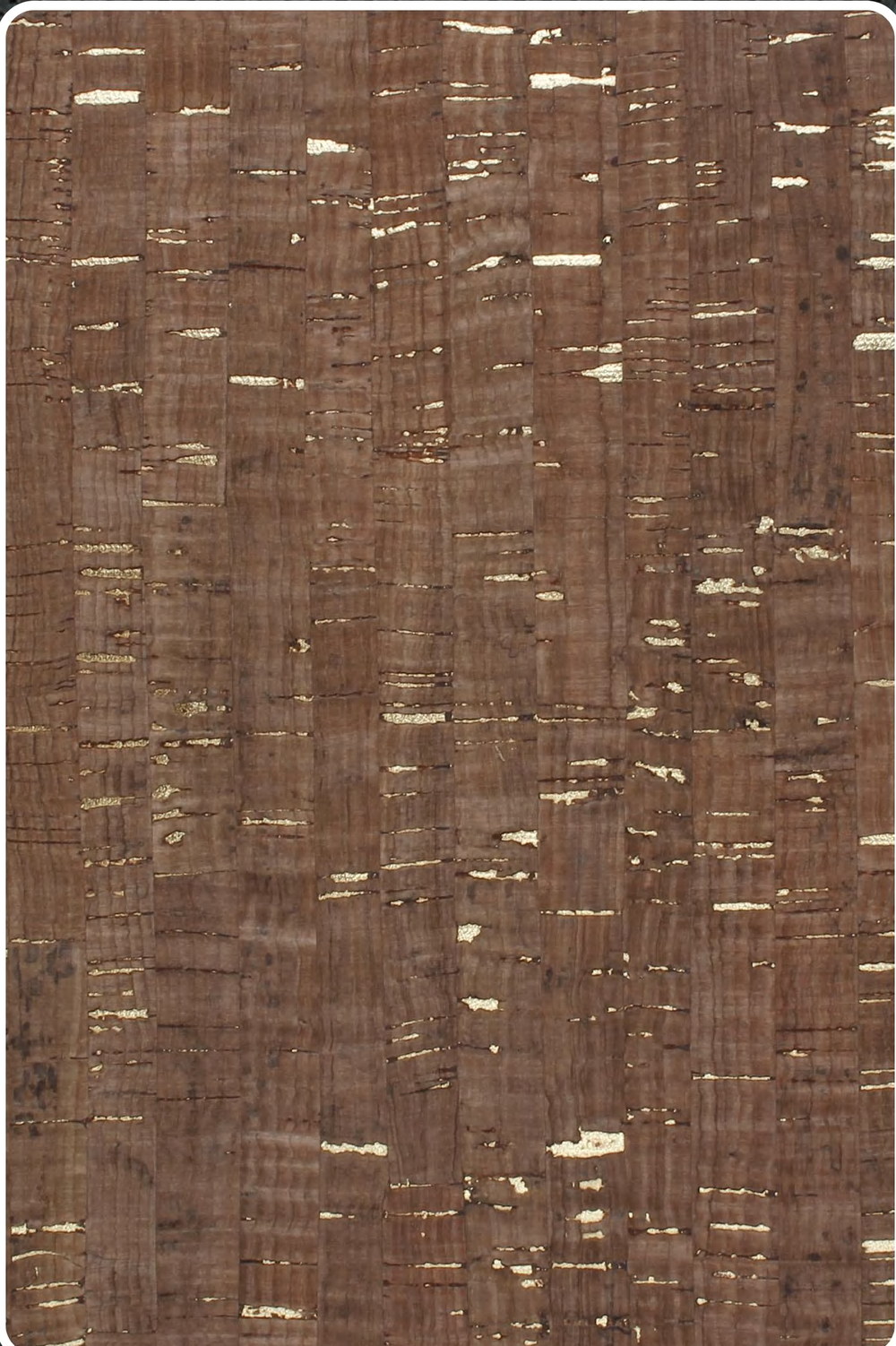 Close-up texture of flat cork wall panel ZR113-S38J